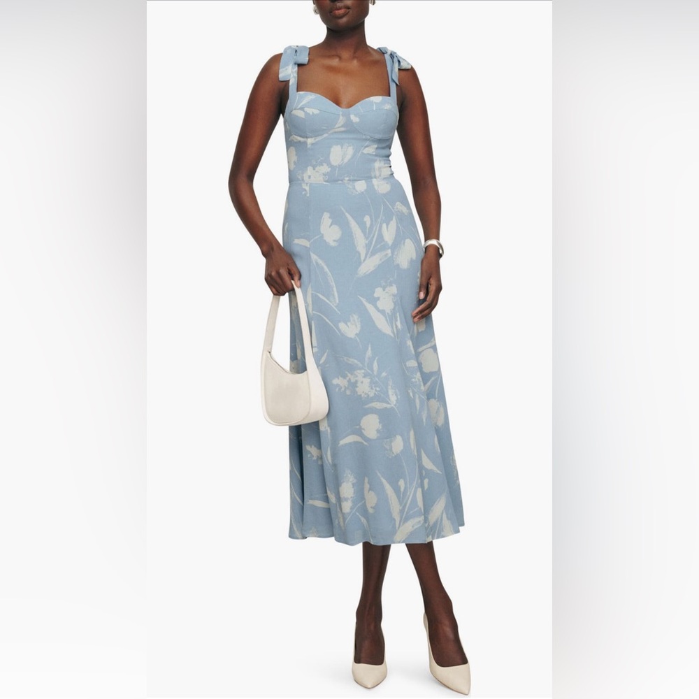 Reformation Nadria Tie Dress